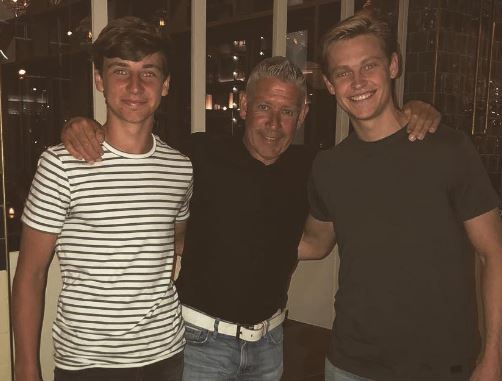 John de Jong with his sons Frenkie De Jong and Youri de Jong